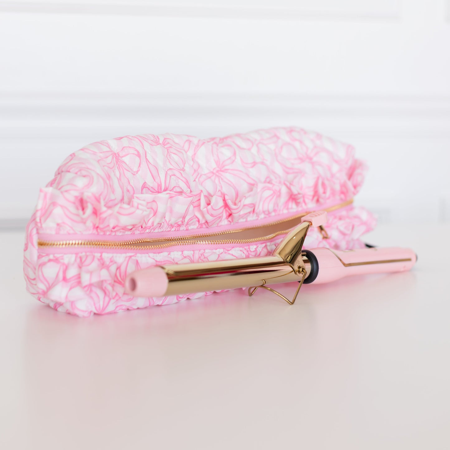 Quilted Coquette Hot Tools Pouch