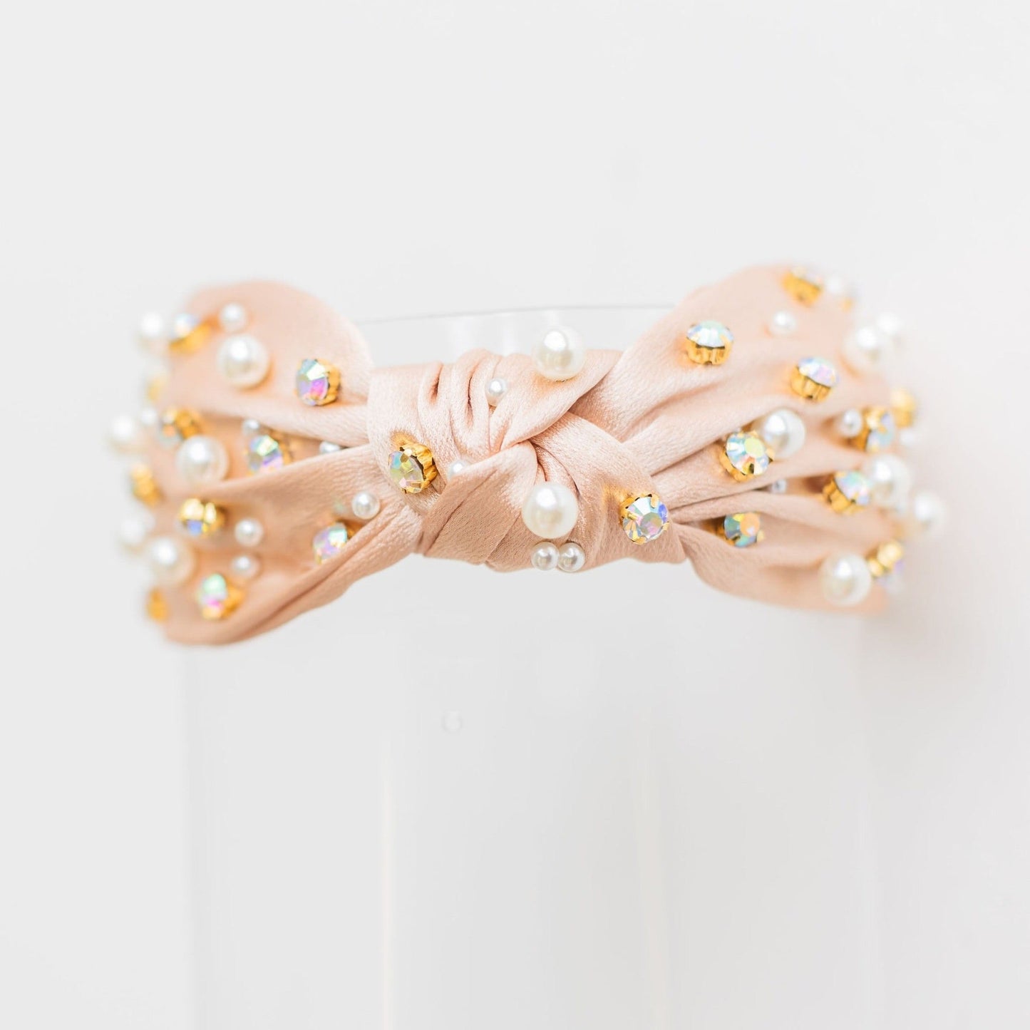 HOLLIS HEADBAND // Nude Silk