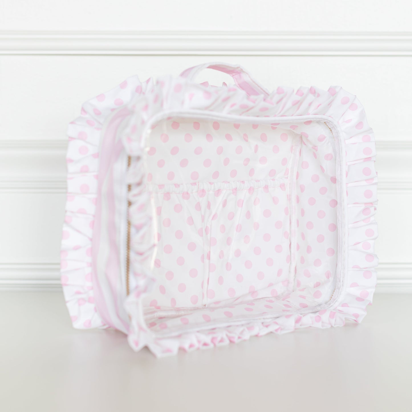 Pink Polka Stripe Jett Setter 2.0