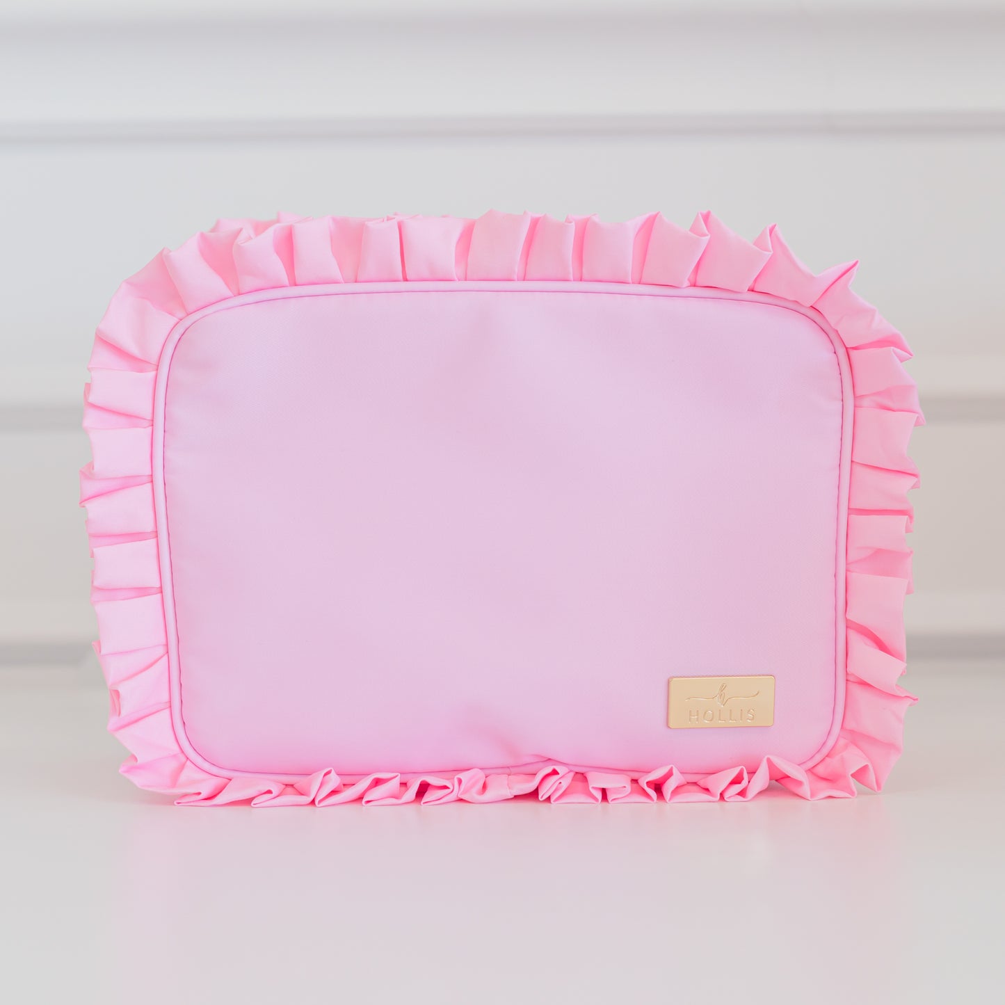 Ruffled Nylon XL Pouch