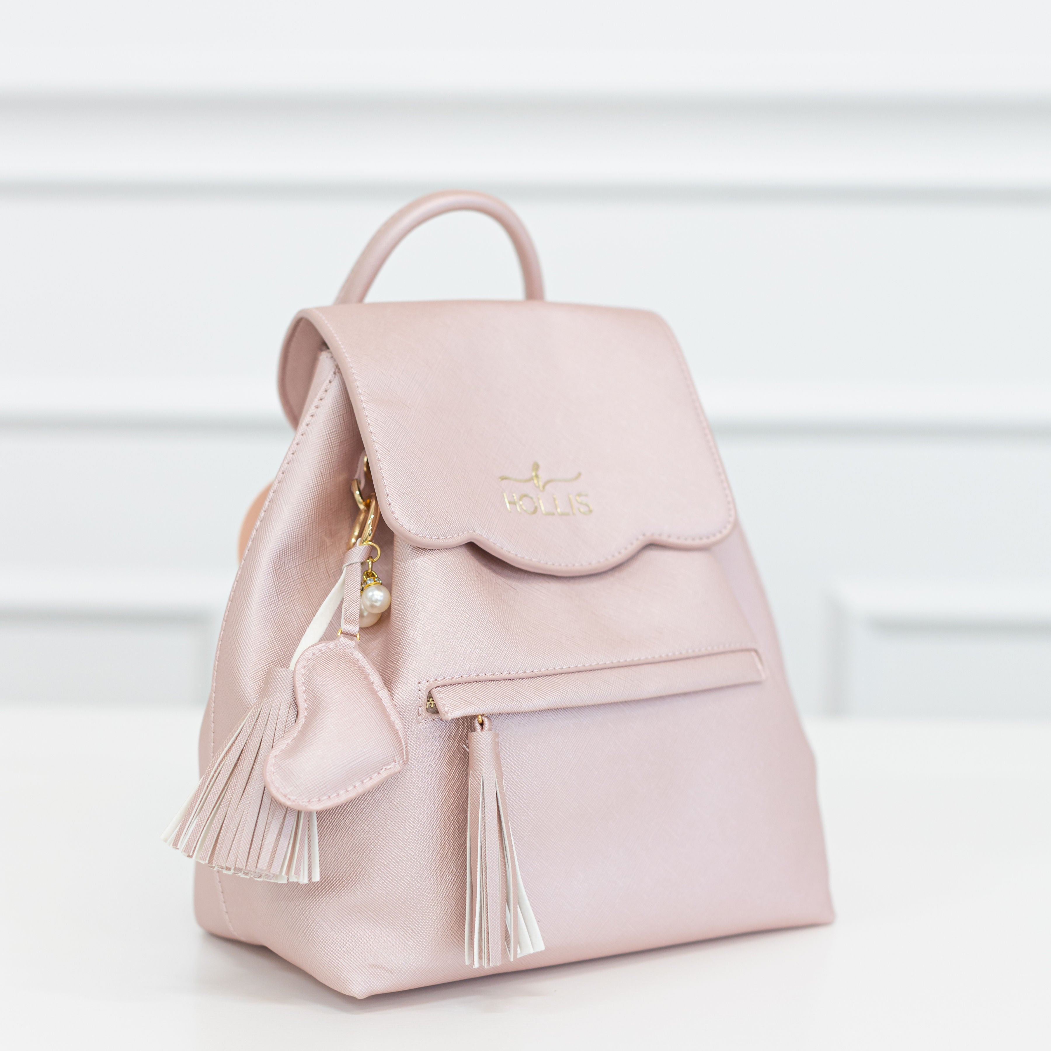 Pink Blush Snakeskin BFF Backpack – Tote&Carry