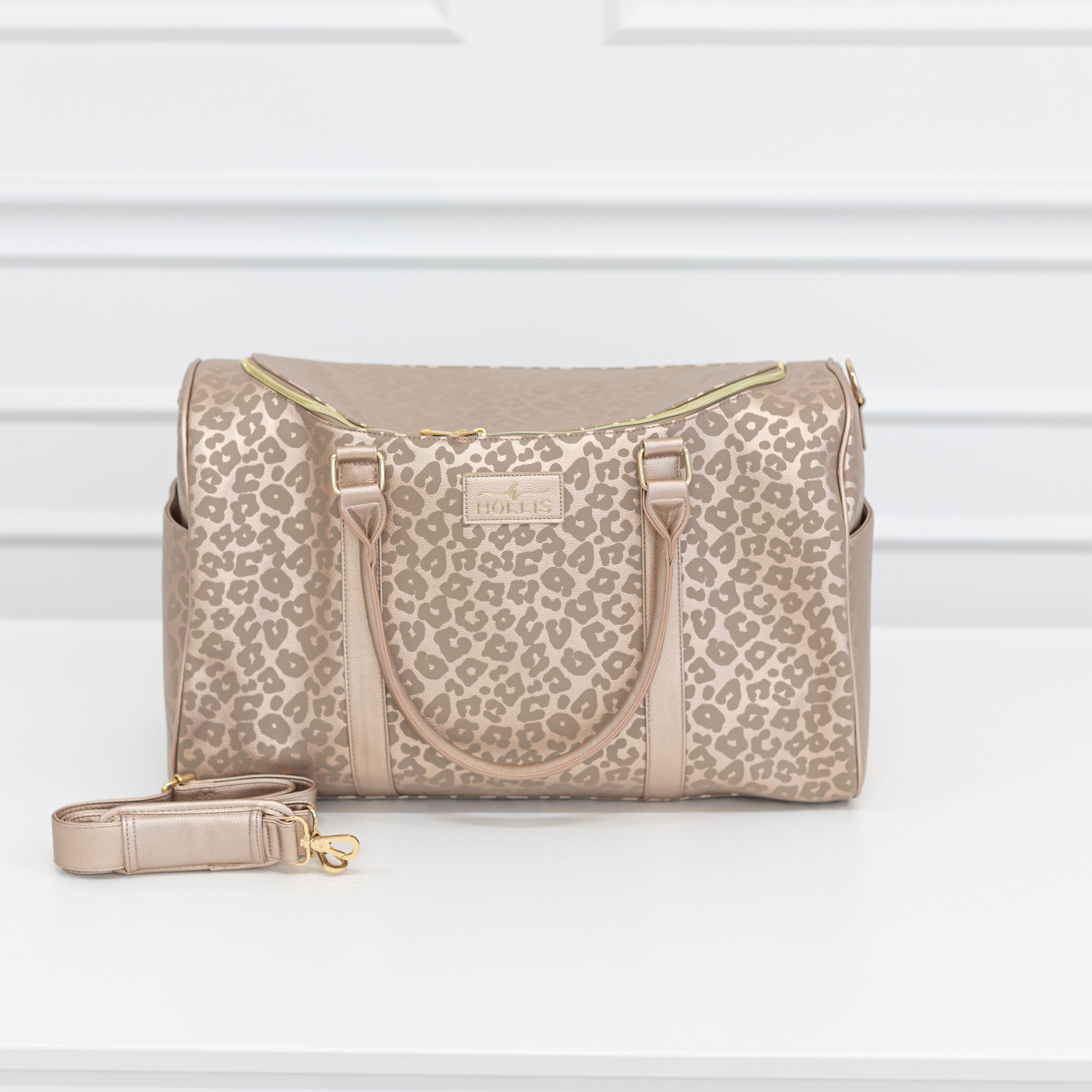 Blush discount weekender bag