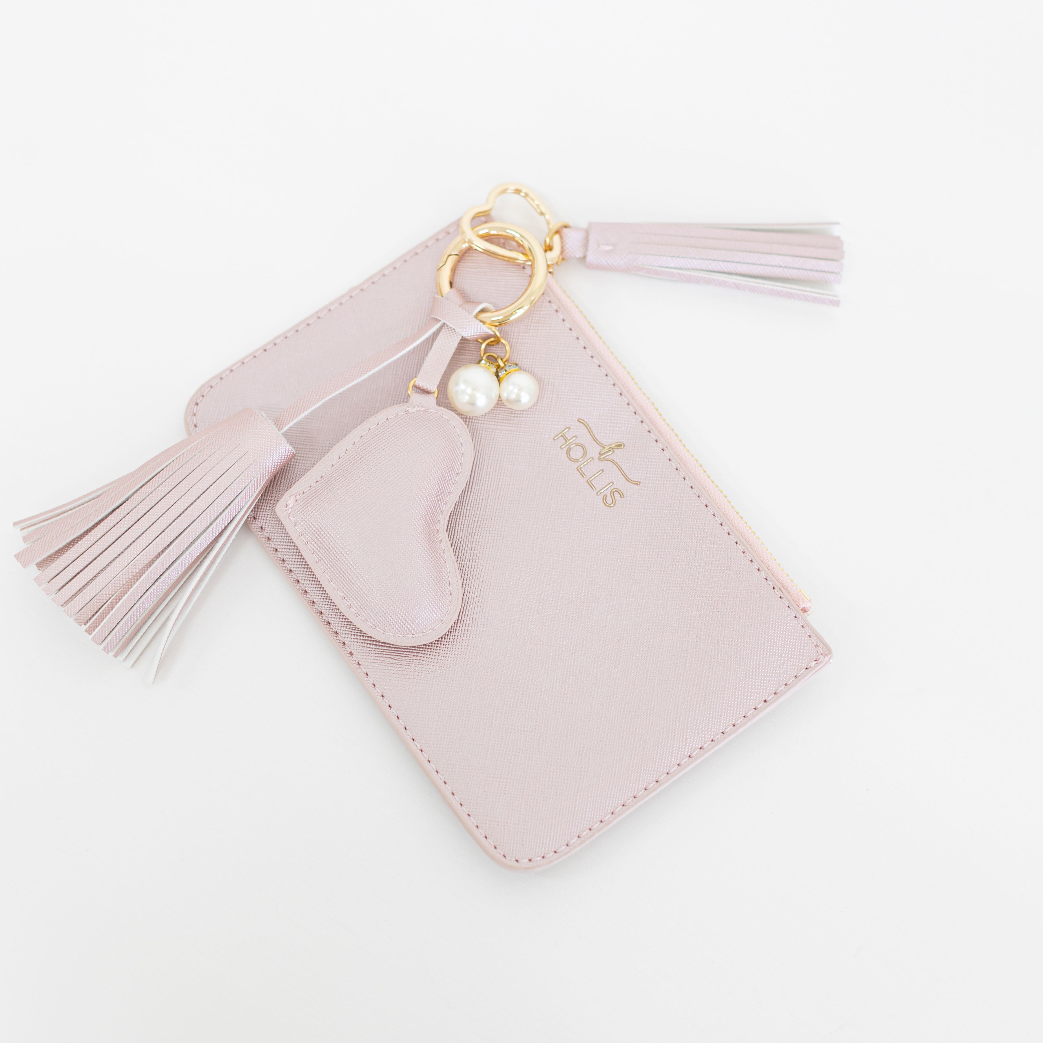 Card Holder Wallet Keychain - Fleurty Girl