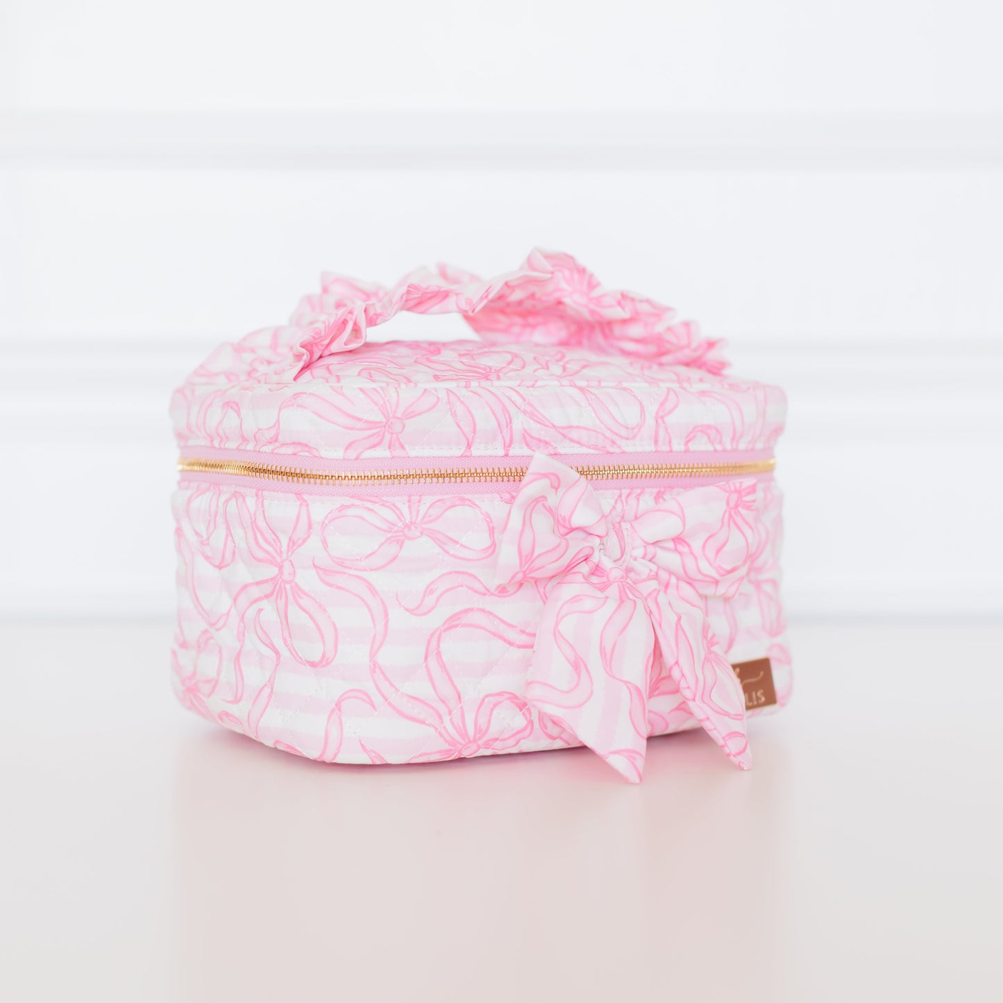 Quilted Coquette Train Case