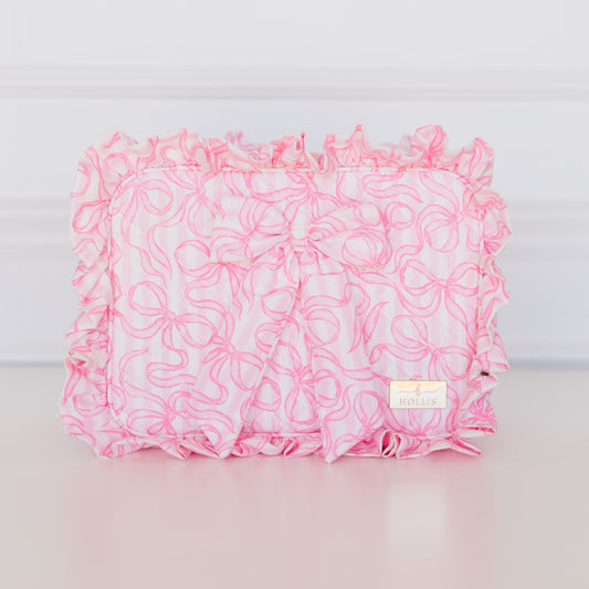 Quilted Coquette XL Pouch