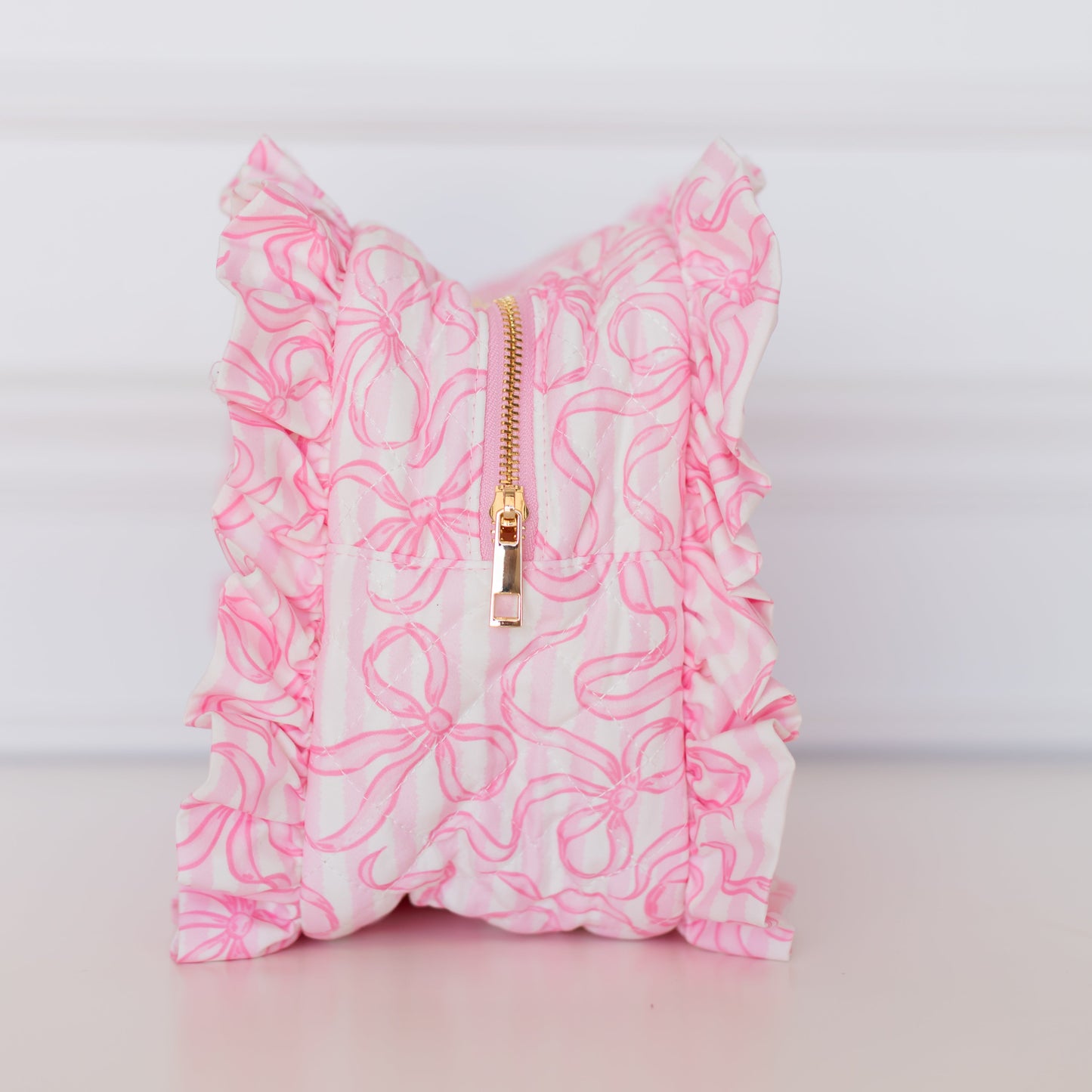Quilted Coquette XL Pouch