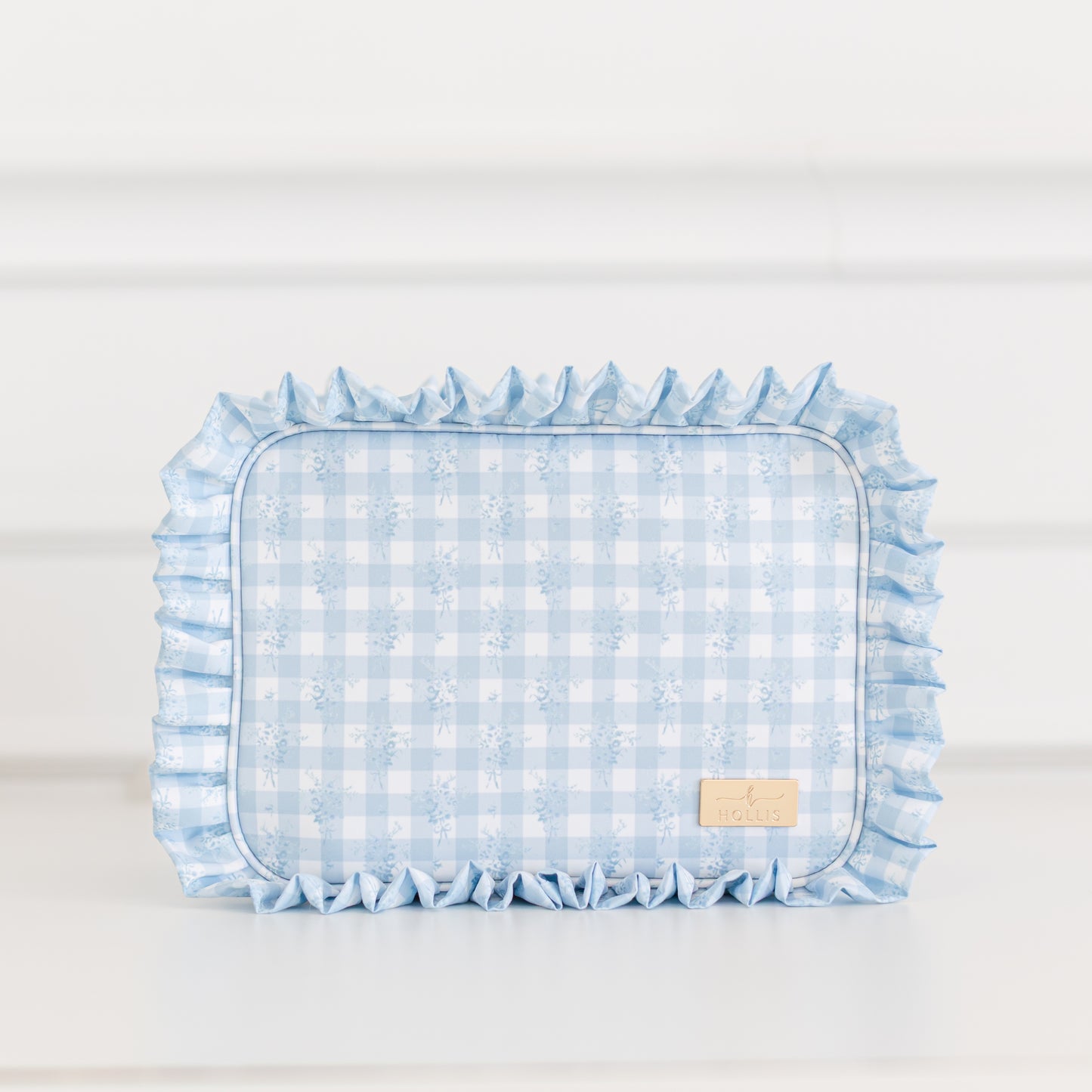 Ruffled Nylon XL Pouch