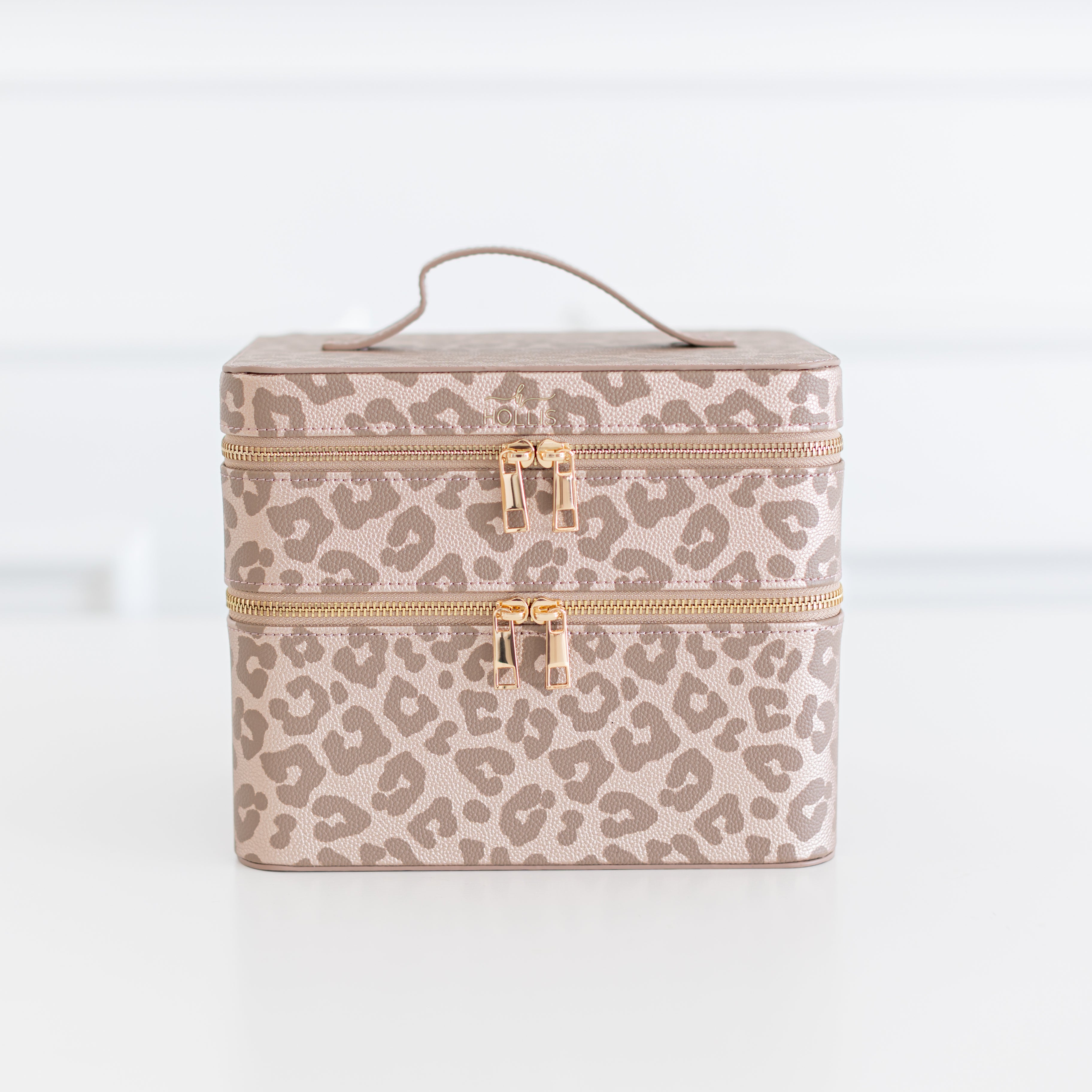 Hollis luxury travel and luxury makeup bags