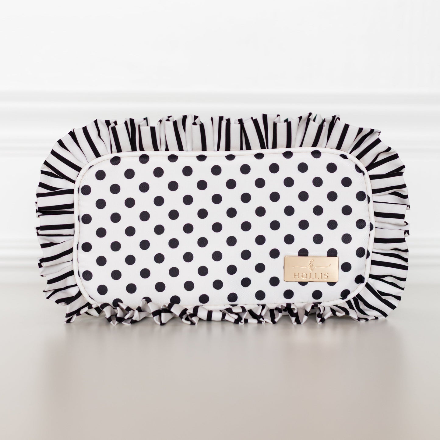 PRACTICALLY PERFECT Ruffled Nylon Medium Pouch