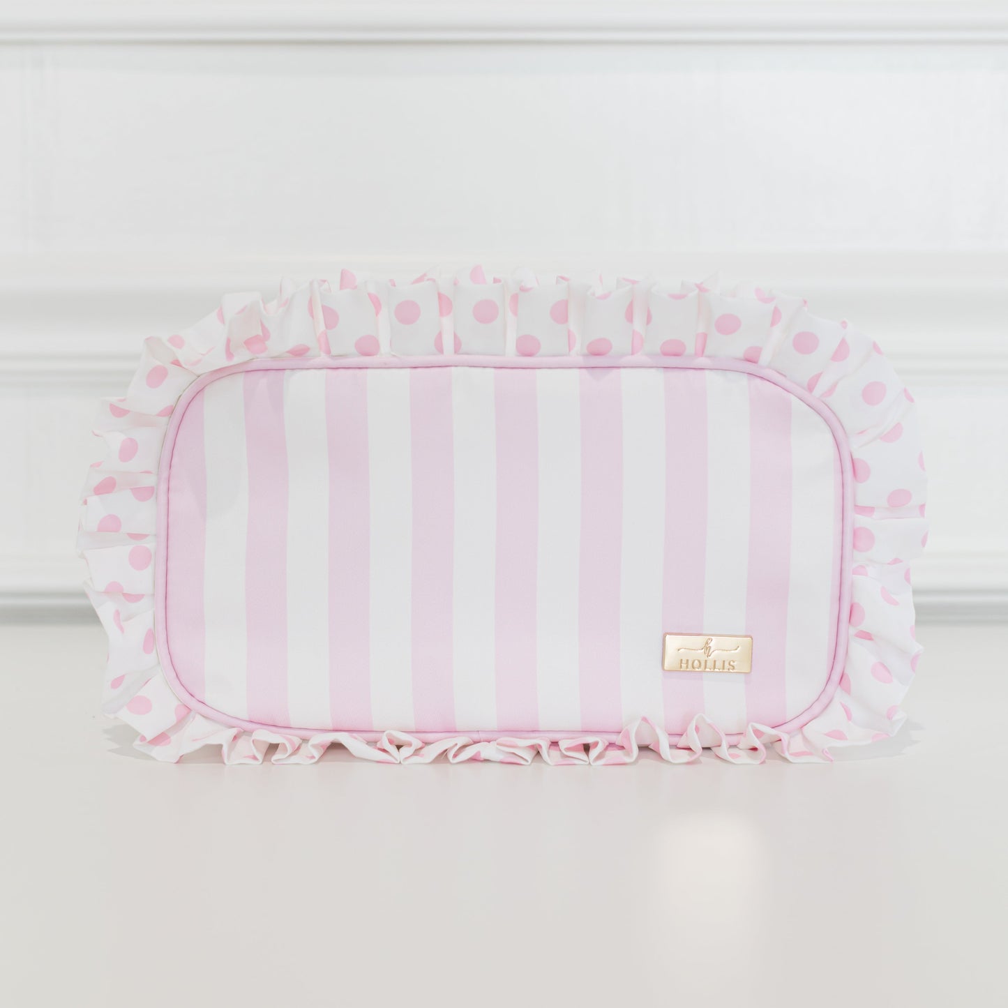 PRACTICALLY PERFECT Ruffled Nylon Medium Pouch