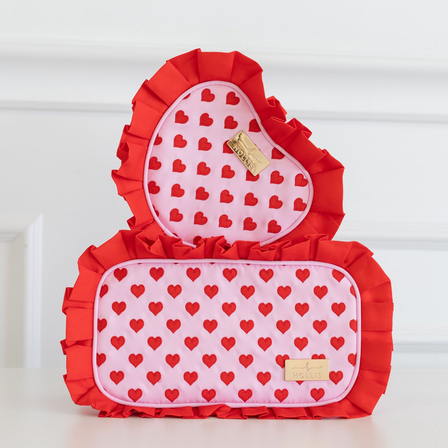 Cupid's Collection Large Ruffle Pouch