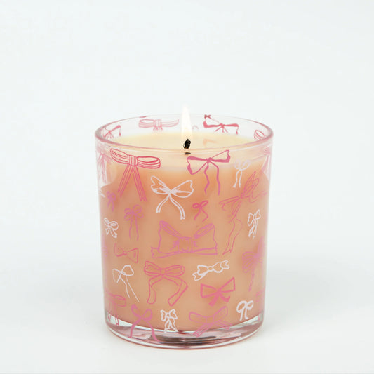 Sweet Grace Pink Bow Candle